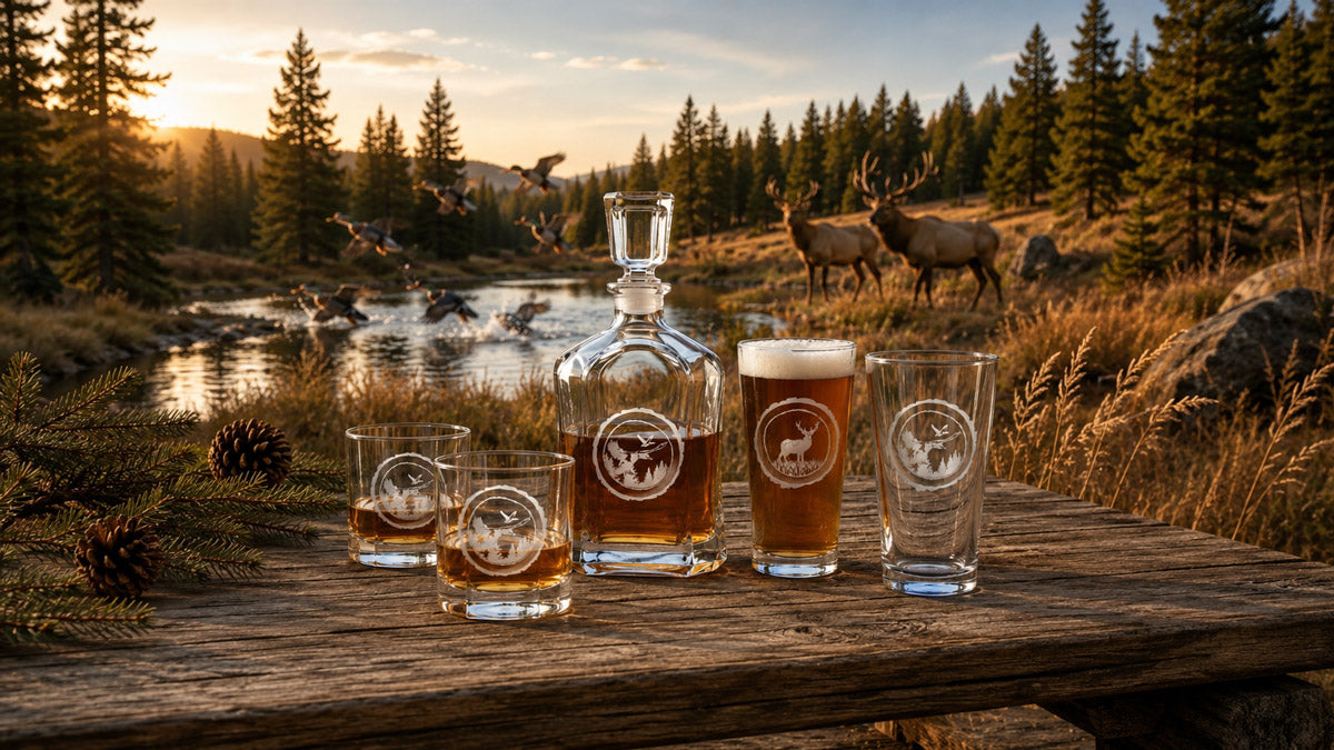 Raise a Glass to the Wild: Nature Series Glassware for the Outdoorsy Soul