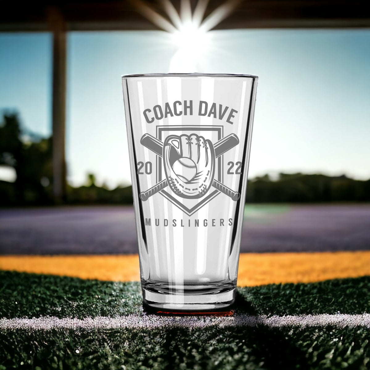 Baseball Coach Mitt Pint Glass – Alterdindustries