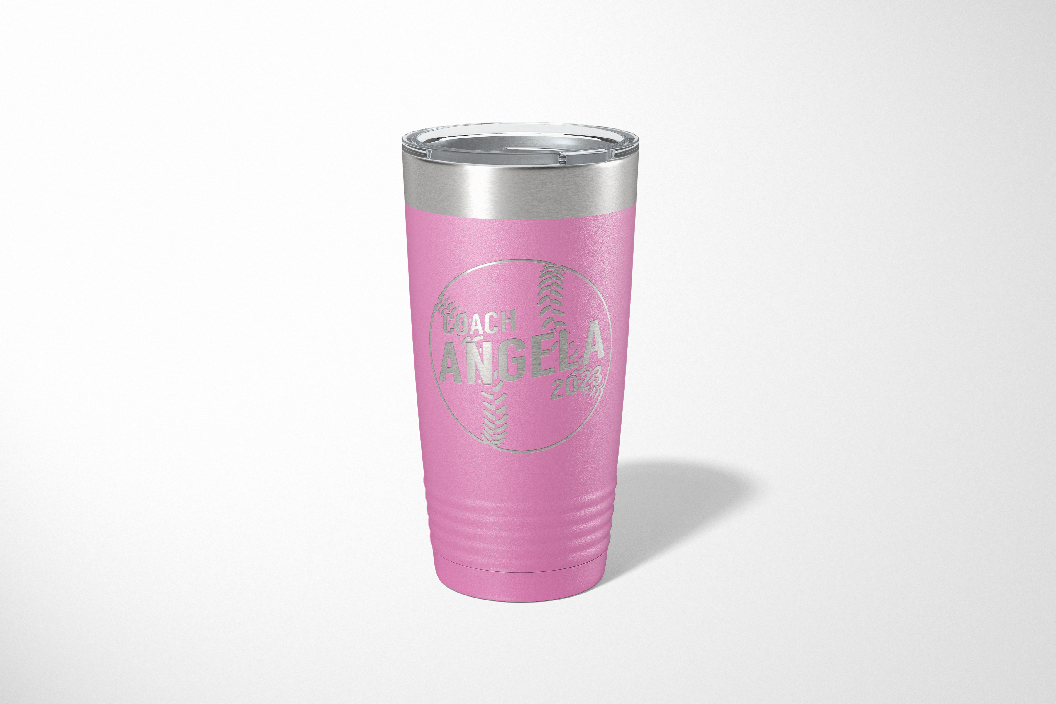 20oz Diagonal Baseball Coach Tumbler