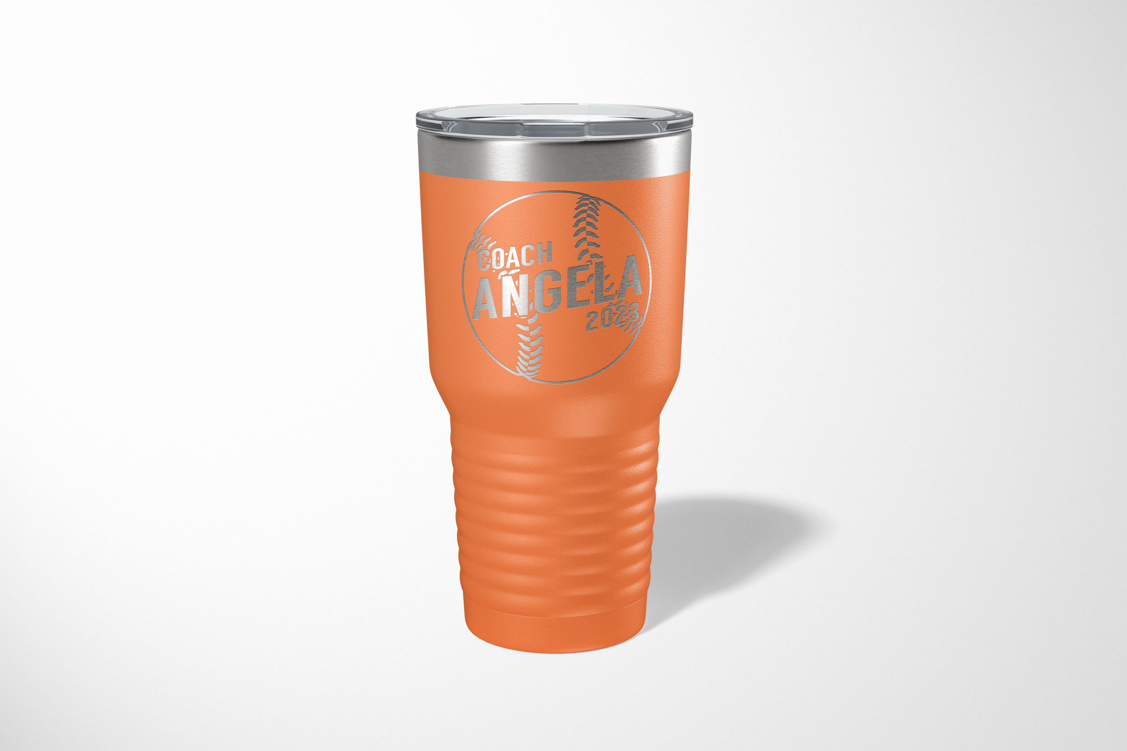 30oz Diagonal Baseball Coach Tumbler