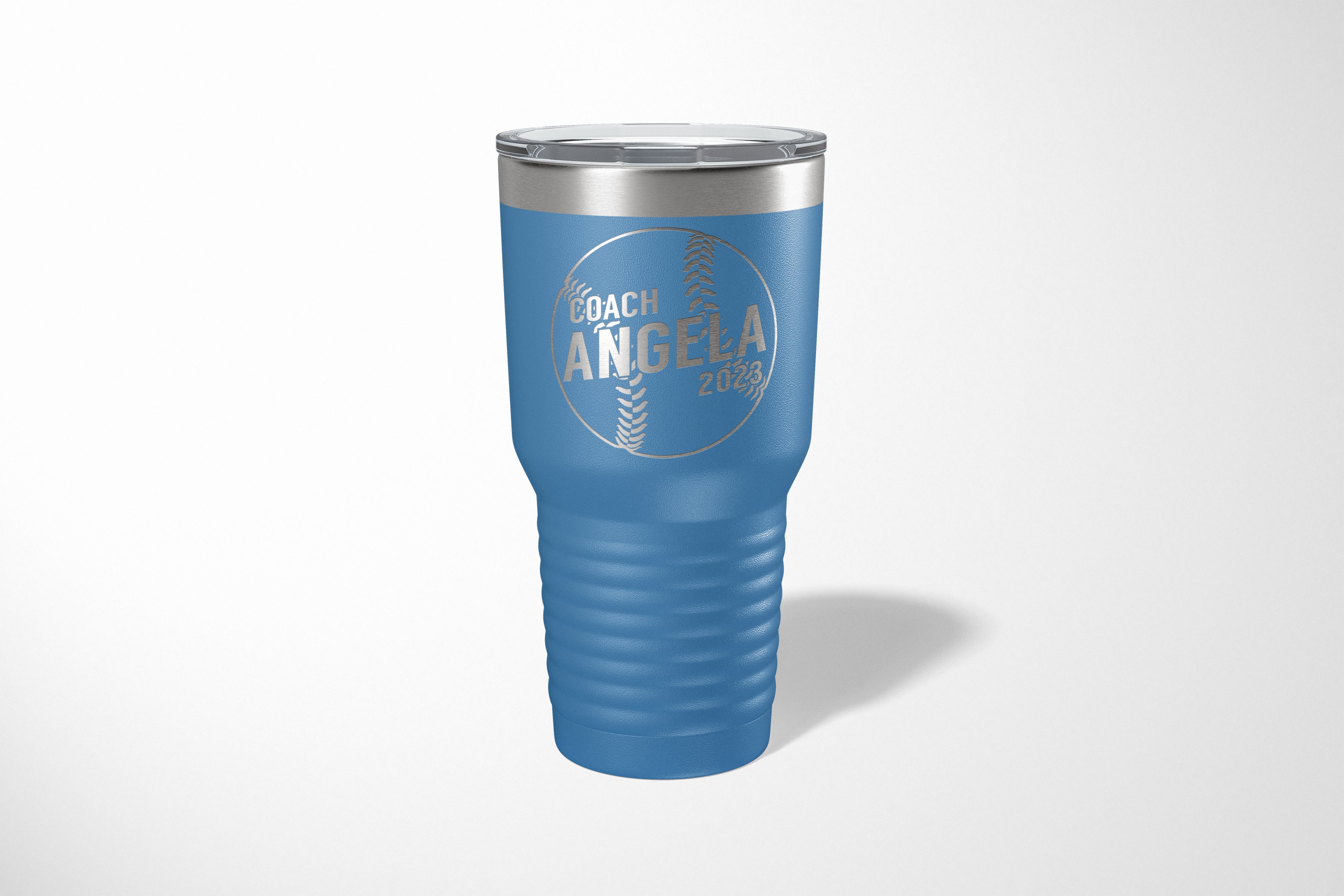 30oz Diagonal Baseball Coach Tumbler