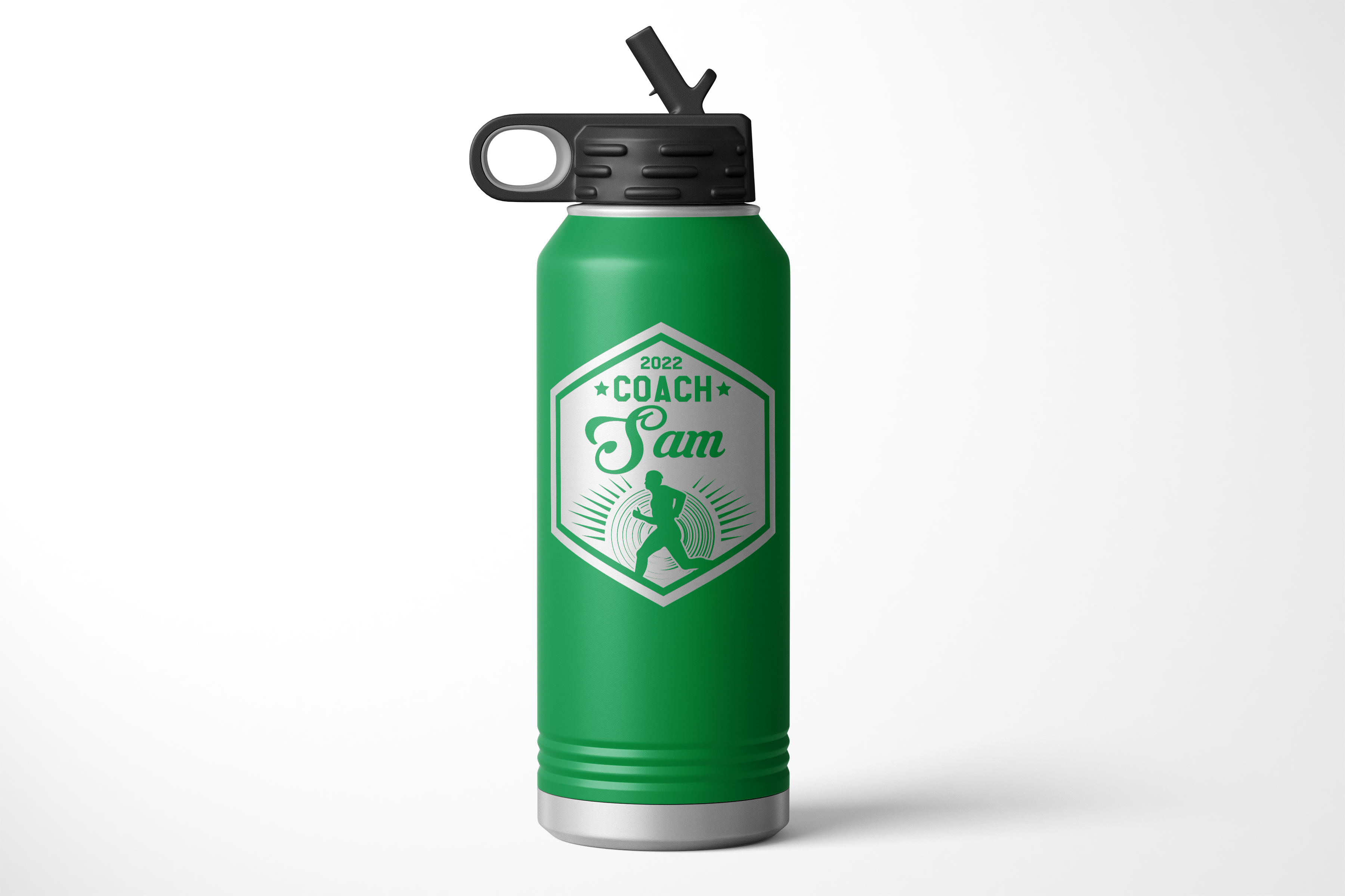 Track Coach Hexagon Water Bottle