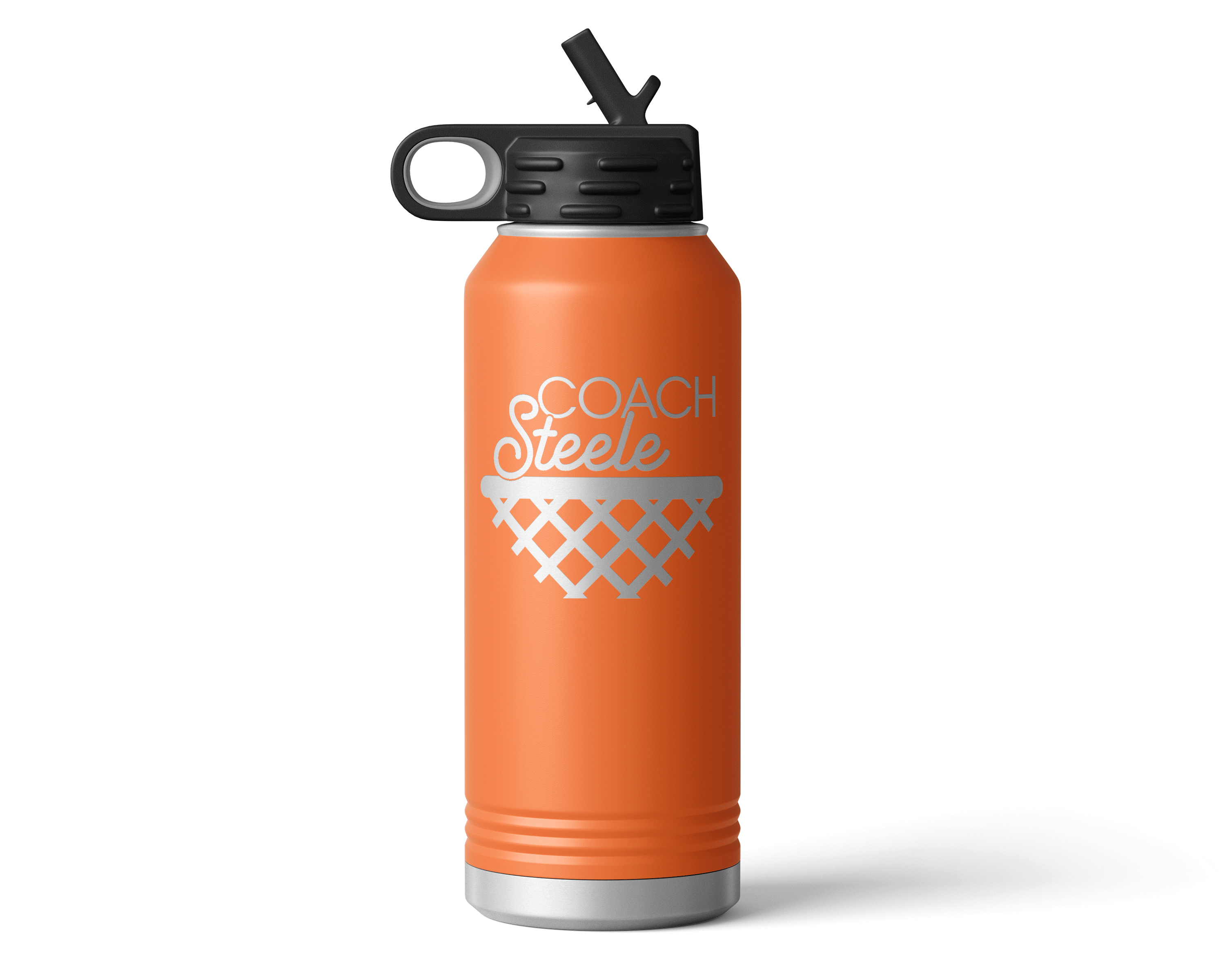 32oz Basketball Net Coach Water Bottle