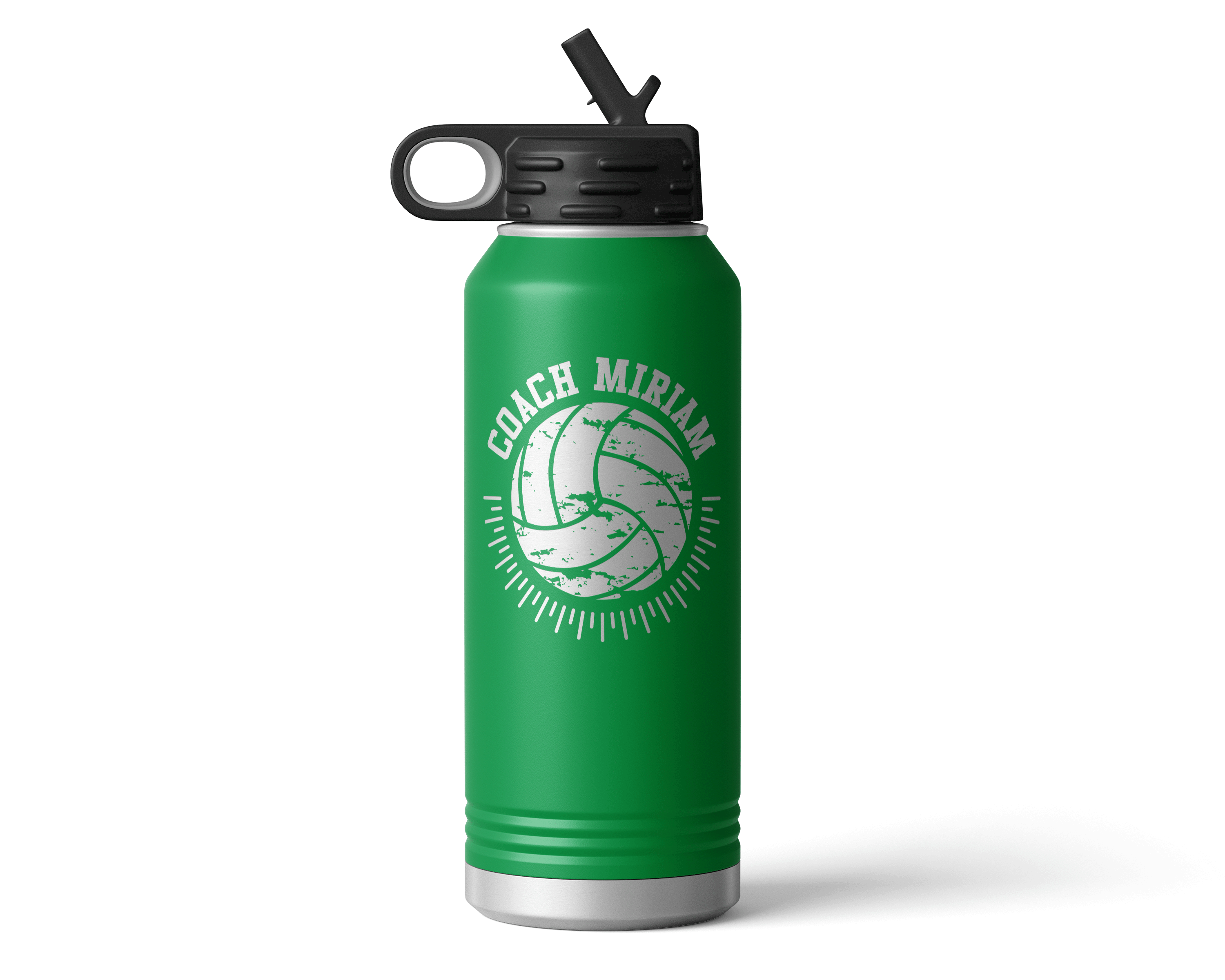 Distressed Volleyball 32oz Water Bottle