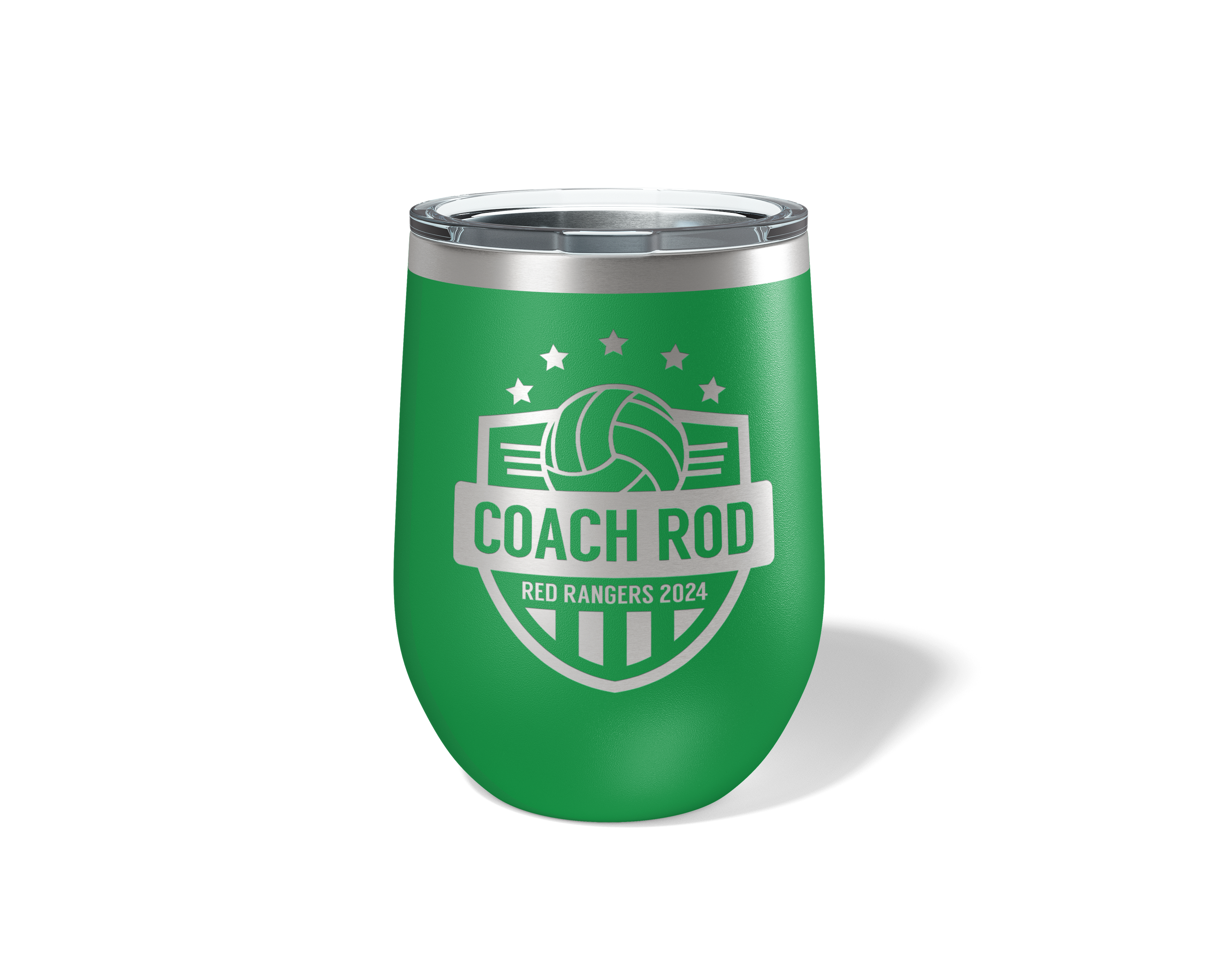 12oz Volleyball Coach Stars Tumbler