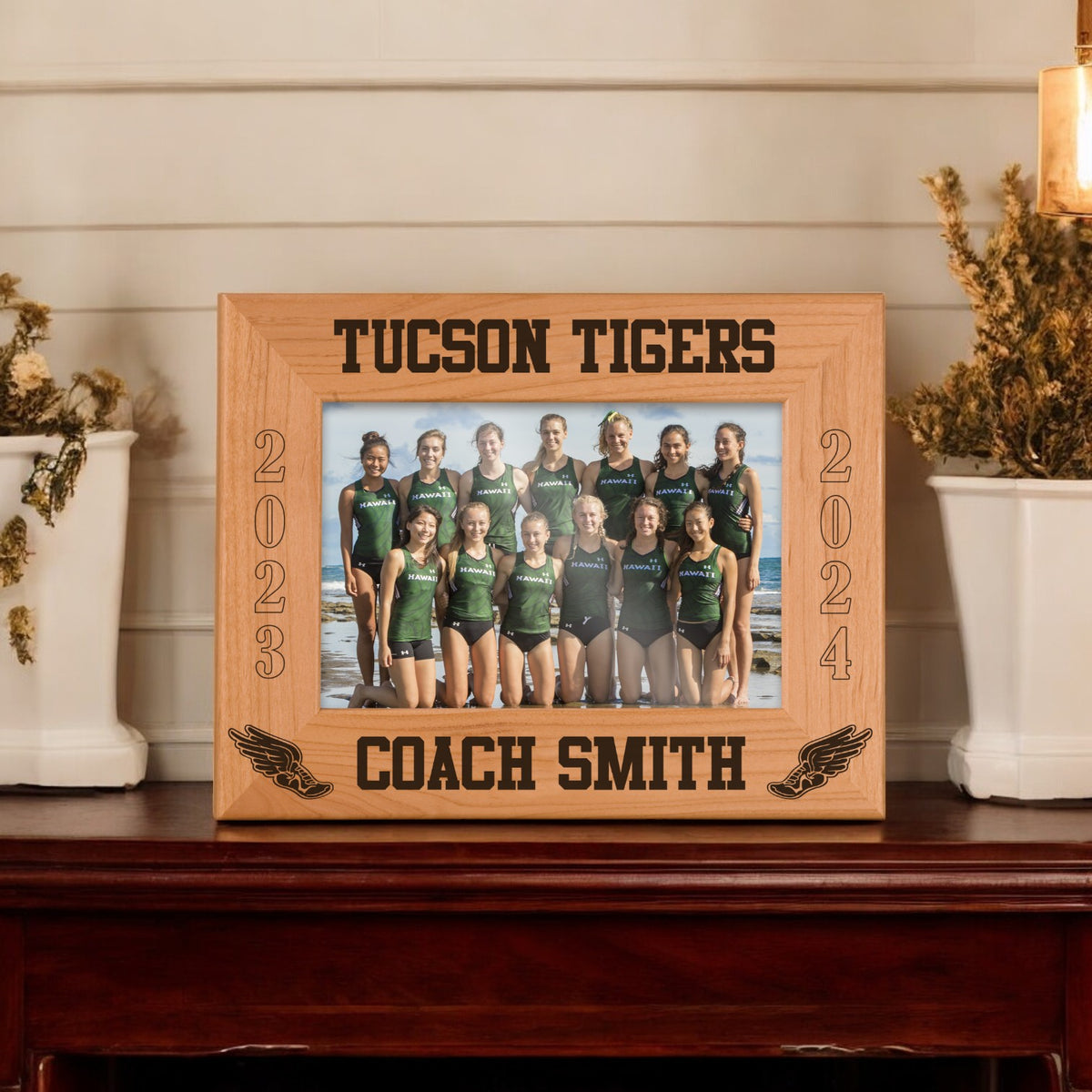 Personalized Cross Country Coach Picture Frame | Custom Track Coach ...